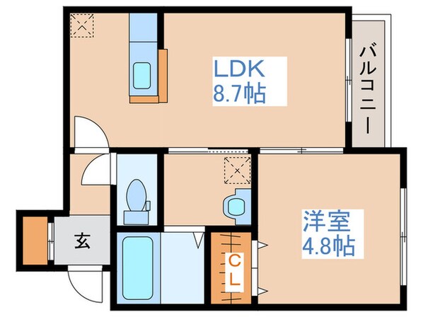 オルフィークの物件間取画像